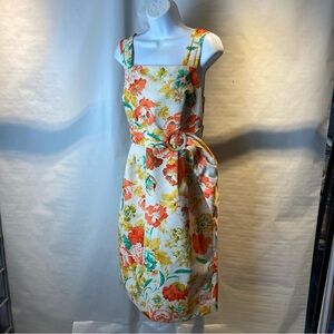 J. Crew Vibrant Floral Midi Dress
